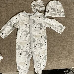 Moon and Star One Piece Set EUC